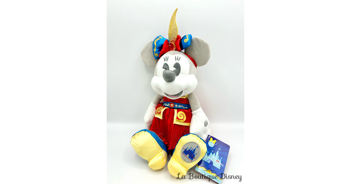 Peluche Minnie Mouse The Main Attraction 8 sur 12 Dumbo The Flying Elephant  Disney Store 2020 Édition limitée 43 cm